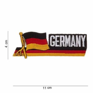 Embleem duitse vlag wapperend