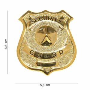 Embleem security officier goud