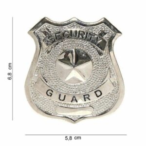 Embleem security silver