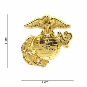 Metalen USMC embleem goud
