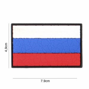 PVC russische vlag cracked