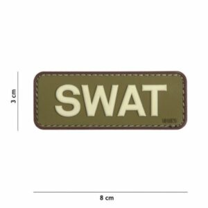 PVC swat groen/bruin