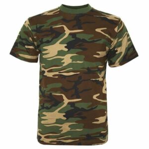 T-shirt woodland camo